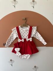 KALPLİ KIZ BEBEK ELBİSE
